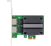 Scheda LAN Gigabit Ethernet a doppia porta 100/1000/2500 Mbps