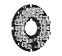 Scheda LED a infrarossi 850 nm con 36 LED, per visione notturna della telecamera CCTV, modulo illuminatore DC 12 V 2 W con circuito di protezione automatico, compatibile con lenti da 4 mm, 6 mm, 8 mm