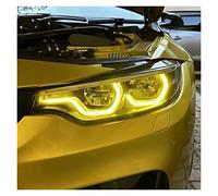 Scheda LED Multicolore Angel's Eye DRL RGB F80 F82 M3 GTS Luci di Marcia Diurna Modulo DRL Giallo RGBW. Compatibile for BMW M3 M4 (Color : Lemon Yellow Module)