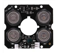 Scheda LED Spot Light a 4 LED IR per telecamere CCTV (diametro 52 mm)