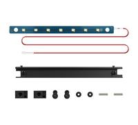 Scheda luminosa a LED da 24 V compatibile con Flashfoge AD5X/5M/5M Pro: 7 strisce di perline per lampada bianca fredda luminosa con staffa stampata a AD5M 5X luminosità della camera accessori per