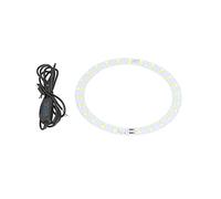 Scheda luminosa a loop a LED da 10 W, piastra di luce toroidale alimentata con alimentazione USB da 3 V-5 V, 50 perle in alluminio Pannello di luce anulare del substrato con