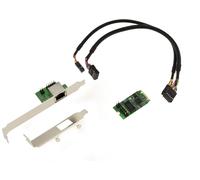 KALEA-INFORMATIQUE M2 M.2 NGFF PCIe B M Key 2,5 Porte 2,5 Gigabit RJ45 LAN ethernet 10 100 1000 1G 2,5G con chipset Intel I225