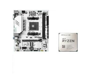 Scheda madre adatta per JGINYUE R5-3600 6C12T CPU B450M PRO ARGB scheda madre kit PC desktop DDR4 MAX 32 GB fascio combinato fai da te ufficio casa luce gaming