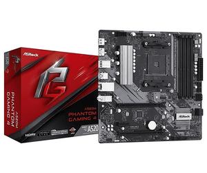 SCHEDA MADRE ASROCK 90-MXBEK0-A0UAYZ A520M Phantom Gaming 4 AMD A520 Socket AM4 micro ATX