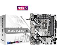 Scheda Madre ASRock H610M-HDV/M.2+ D5 Intel LGA1700 DDR5 Micro-ATX