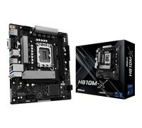 ASRock H810M-X Intel Core Ultra (Serie 2) LGA1851 da DDR5 a 6400 MHz M.2 chiave E per WiFi 128 GB SATA3 6.0 Gb/s Micro ATX Scheda madre PCIe 4.0 H810 2.5G LAN USB3.2