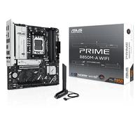 ASUS PRIME B850M-A WIFI, Scheda Madre AMD mATX, Slot DDR5, PCIe 5.0 Ready, 3 Slot M.2, Wi-Fi 6E, Ethernet Realtek 2.5Gb, DisplayPort, HDMI, USB-C Anteriore da 5Gbps, BIOS FlashBack, Aura Sync