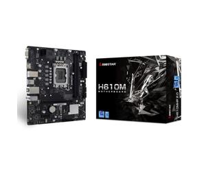Scheda Madre Biostar H610MHP 2.0 Intel H610 LGA 1700 DDR4 Micro ATX M.2 Gigabit