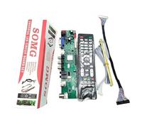 Scheda madre con chip V56 senza unità HDV56R/U-AS V2.1 Scheda madre TV AV singola con jumper inglese con scatola colorata in più risoluzioni(D)