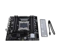 Scheda Madre da Gioco X99E, Memoria DDR4 della Scheda Madre LGA 2011, PCI E3.0 X16, SATA3.0, Scheda Madre del Computer con Interfaccia NVME M.2 per Processore CPU E5 2666 V3 2673
