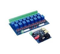 Scheda madre DC12V e interruttore relè DMX-RELAY-16CH 16CH controller dmx512, uscita relè, controllo relè DMX, interruttore relè a 16 vie