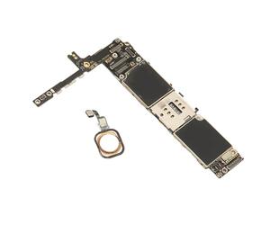 Scheda Madre del Cellulare, Scheda Logica Principale del Telefono Compatta e Perfetta per gli Accessori del Telefono con Touch ID per la Sostituzione (16GB)