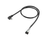 Scheda madre del computer PC da 9P a micro USB a 2,54 mm Cavo dati da USB a micro USB da 5 pin Foglio di alluminio + cavo a rete intrecciata(Down to 5pin)