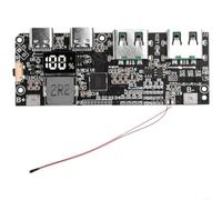 Scheda madre della Banca di Potere di Ricarica Rapida 22.5W, Circuito con Display Digitale a LED per Cellule da 3.65V 4.2V, Sicurezza Multi-Protocollo (A)