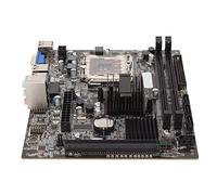 Scheda Madre Desktop Inter G41 LGA 771, Scheda Madre per Computer DDR3 M-ATX a Doppio Canale con SATA/PCIE 2.0x16/USB 2.0, Scheda di Rete RJ45, VGA Plug And Play