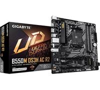GIGABYTE B550M DS3H AC R2 Scheda madre - CPU AMD Ryzen 5000, VRM a 5+3 fasi, fino a 4733 MHz DDR4 (O.C.), 1x M.2 PCIe 4.0 + 1x