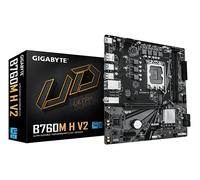 GIGABYTE B760M H V2 Scheda Madre - Supporta i processori Intel Core di 14a generazione, VRM digitale 5+1+1 fasi, fino a 8000MHz DDR5 (O.C.), 1xPCIe 4.0 M.2, LAN 1GbE, USB 3.2 Gen1 - Nouvo