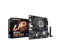 GIGABYTE H610M D3W WIFI6 Scheda Madre - Supporta CPU Intel Core di 14ª generazione, VRM a 5+1+1 fasi, fino a 5600MHz DDR4, 1xPCIe 3.0 M.2, Wi-Fi 6, LAN 1GbE, USB 3.2 Gen 1
