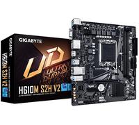 GIGABYTE H610M S2H V2 Scheda Madre - Supporta CPU Intel Core di 14a generazione, 4+1+1 Fasi Ibride VRM Digitale, fino a 5600MHz DDR5, 1xPCIe 3.0 M.2, GbE LAN, USB 3.2 Gen 1