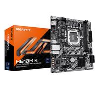 GIGABYTE H810M K Scheda Madre CPU Intel Core Ultra (Serie 2) VRM a 3+1+2 fasi fino a 6400 MHz DDR5 1 x M.2 PCIe 4.0 LAN 1 GbE USB 3.2 Gen 1