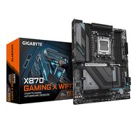 GIGABYTE X870 GAMING X WIFI7 Scheda Madre - Supporta CPU AMD Ryzen 9000, 16+2+2 fasi VRM, fino a 8000MHz DDR5 (OC), 1xPCIe 5.0 + 2xPCIe 4.0, Wi-Fi 7, LAN 2.5GbE, USB 4