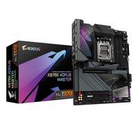 GIGABYTE X870E AORUS MASTER Scheda Madre - Supporta CPU AMD Ryzen 9000, 16+2+2 fasi VRM digitali, fino a 8600MHz DDR5 (OC), 3xPCIe 5.0 + 1xPCIe 4.0, Wi-Fi 7, LAN 5GbE, USB 4