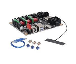 Scheda Madre Incisore, Modulo di Controllo Incisore Fai-Da-Te Scheda Madre Universale Come Mostrato PCB+Componenti MKS DLC32 V2.1 32 Bit ESP32 WiFi GRBL