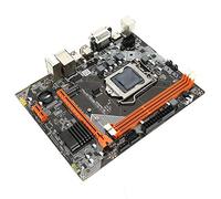 Scheda madre M-ATX M.2 A 1155 per computer desktop, scheda madre VGA HDMI DVI a doppia uscita PCI-EX1 USB2.0 SATA2.0 Disco rigido M.2 Rete RJ45 Scheda madre con slot Scheda di rete per h61