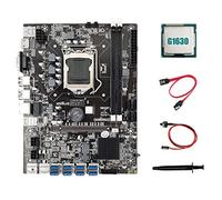 Scheda madre mineraria B75 ETH 8XPCIE a USB + processore G1630 + grasso termico + cavo SATA + cavo di commutazione LGA1155 scheda madre minore
