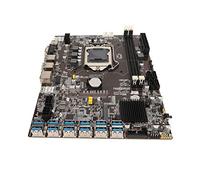 Scheda Madre Mineraria, Scheda Madre DDR3 B75 12 Hardware PCB Interfaccia USB 3.0 per PC Desktop