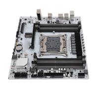 Scheda Madre per Computer DDR3, 4 per Scheda Madre LGA 2011 V3 V4 PC Supporta Protocollo M.2 NVME, Scheda Madre Mineraria con Interfaccia USB2.0 USB3.0 SATA3.0