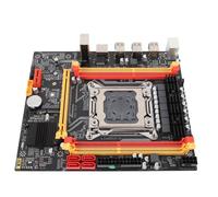 Scheda Madre per Computer per Socket LGA2011-0, Processore 4 Slot RAM DDR3 Interfaccia M.2 Batteria da 240 MAh Scheda Madre da Gioco con Chipset X79, Risoluzione dei Problemi