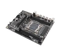 Scheda Madre per Computer X99, LGA 2011 3 CPU Memoria DDR4 a Doppio Canale Alimentatore a 8 Fasi Chip Integrato Scheda Madre per Giochi Desktop LGA, Scheda Madre per Mining PCB