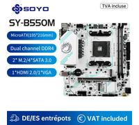 Scheda madre per giochi SOYO AMD B550M USB3.1 M.2 Nvme Sata3 DDR4 Dual Channel supporta RYZEN R3 R5 R7 3000 4000 CPU AM4 Sket