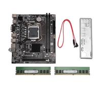 Scheda Madre per Server Desktop, Doppia Memoria DDR4 2133HMz H110, Scheda Madre LGA1151 per Interfaccia M.2 (con 2 strisce di memoria da 16 GB)