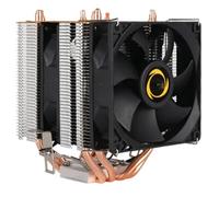 scheda madre Radiatore Di Raffreddamento CPU RGB A Fit For 4 Tubi Calore, 3 Pin, 2 Ventole For Scheda Madre LGA 1156, 1155, 1151, 1150, 1366, 2011, X79, X99