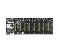 Scheda Madre Scheda madre for il mining di Bitcoin Fit For BTC-D37 con ventola CPU e 8 slot GPU (passo 55 mm), RAM DDR3, VGA integrata, basso consumo energetico