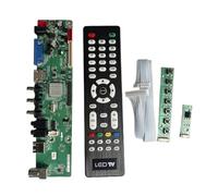 Scheda Madre TV LCD V56 Con Scheda Driver LCD, Supporta Scheda TV Standard DVB-T2 (include Kit Pulsanti Telecomando Componenti TV
