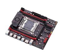 Scheda madre X99 4 canali TPM 2.0Interfaccia LGA 2011 3 con supporto NVME NGFF M.2 X99 C612chip Memoria DDR4 SATA3.0 USB3.0