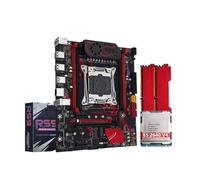 Scheda madre X99 RS9 Combo LGA2011-3 Xeon Kit E5 2640 V4 CPU Processore DDR4 16 GB 2666 MHz Memoria NVME M.2 Quattro(Motherboard+CPU+RAM)