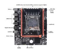 Scheda madre X99E + CPU E5 2676 V3 + grasso termico PCIEX16 NVMe Gigabit LA