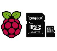 Scheda Micro SD da 32 GB classe 10 ad alta velocità precaricata con l'ultima Raspbian per Raspberry Pi 4, 3B+, 3 e 2 (scheda Micro SD da 32 GB)