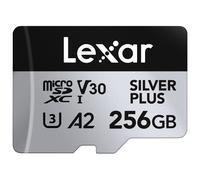 Scheda Micro SD - LEXAR - Silver Plus - 256 Go - 205 Mo/s Lettura - V30 U3 - ImpermeabilitÃ IPx7