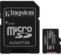Kingston Technology Canvas Select Scheda micSDXC Plus 100R A1 C10 da 512GB + adattatore