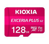 Scheda MicroSD Kioxia LMPL2M128GG2 da 128 GB UHS-I V30 A1 100 MB/s Rosa + adattatore SD