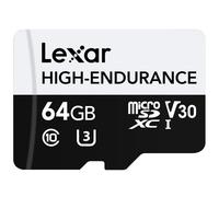 Lexar - Microsdhc High End. 64gb-black/white Lexar