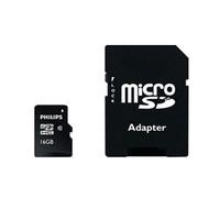 Scheda microSD Philips FM16MP45B/10 16GB Classe 10 con adattatore
