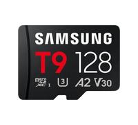 Samsung Scheda di memoria microSD T9 con lettore di schede USB, 128 GB, scheda di memoria per uso professionale in droni, fino a 200 MB/s in lettura e 130 MB/s in scrittura, MB-MH128TB/WW