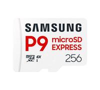 Scheda microSD Samsung P9 Express MB-MK256T 256GB 800MB/s U3 V30 A1 Bianca